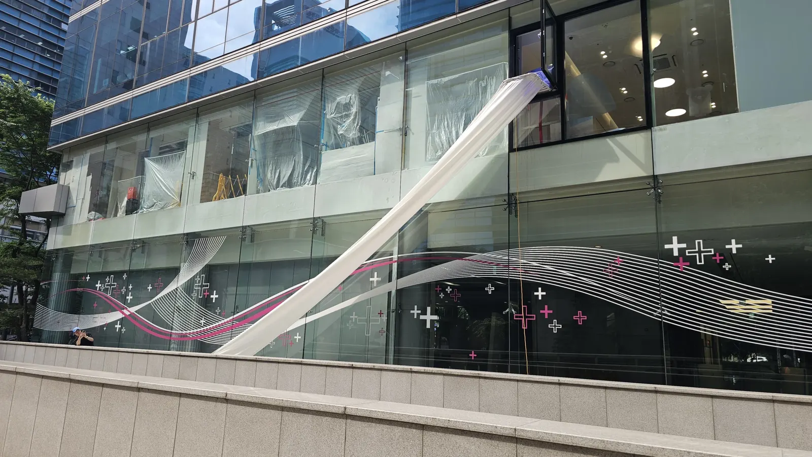고층건물 화재안전설비 현장 사진